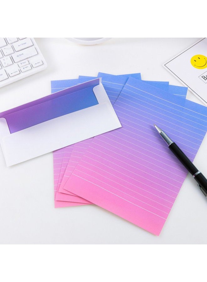 IMagicoo 32 Lovely Cute Writing Stationery Paper Letter Set with 16 Envelope + 1 Sheet Label Seal Sticker (Style-9(8.3x5.6)) - Image 2