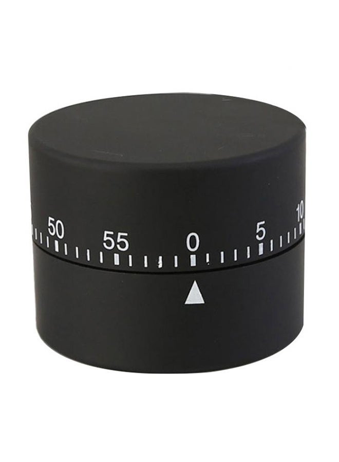 NIBEMINENT Cylinder Magnetic Kitchen Cooking Countdown Timer Black