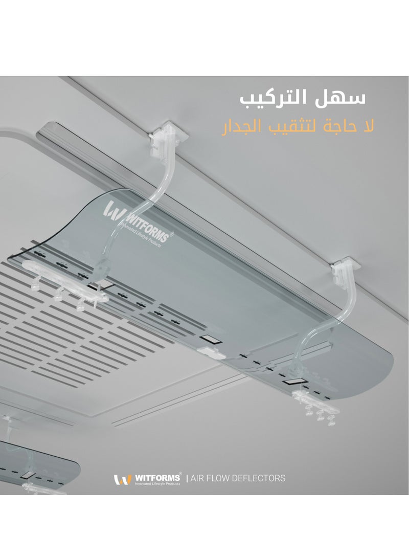 ويتفورمز عاكس هواء مكيف الكاسيت  قابل للتعديل  , سهل التركيب والازلة - Image 3