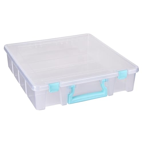 ArtBin Super Satchel 1 Compartment Box Clear Craft Organizer Storage Case - Image 1