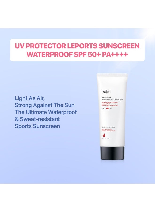 بليف واقي الشمس Belif UV Protector leports 80 مل - Image 4