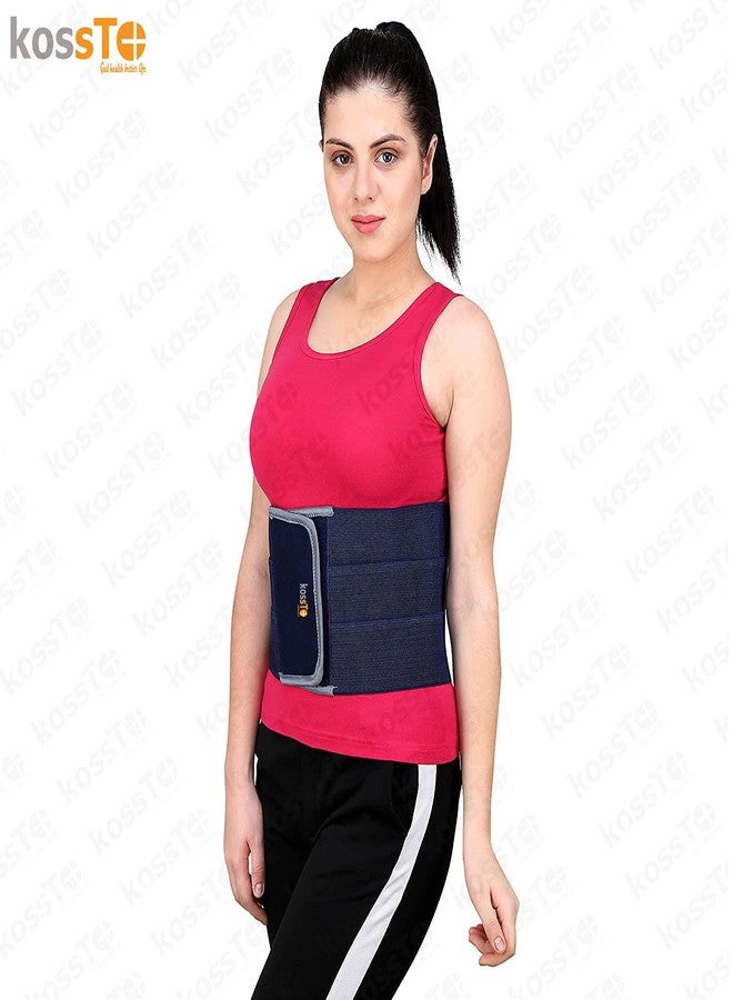 kossto Rubber abdominal belt after delivery for tummy reduction| Lumbo Sacral| Lower Back Pain Relief| Breathable Belt for Men and Women Universal (Waist-Small,Medium,Large,XL - Image 4