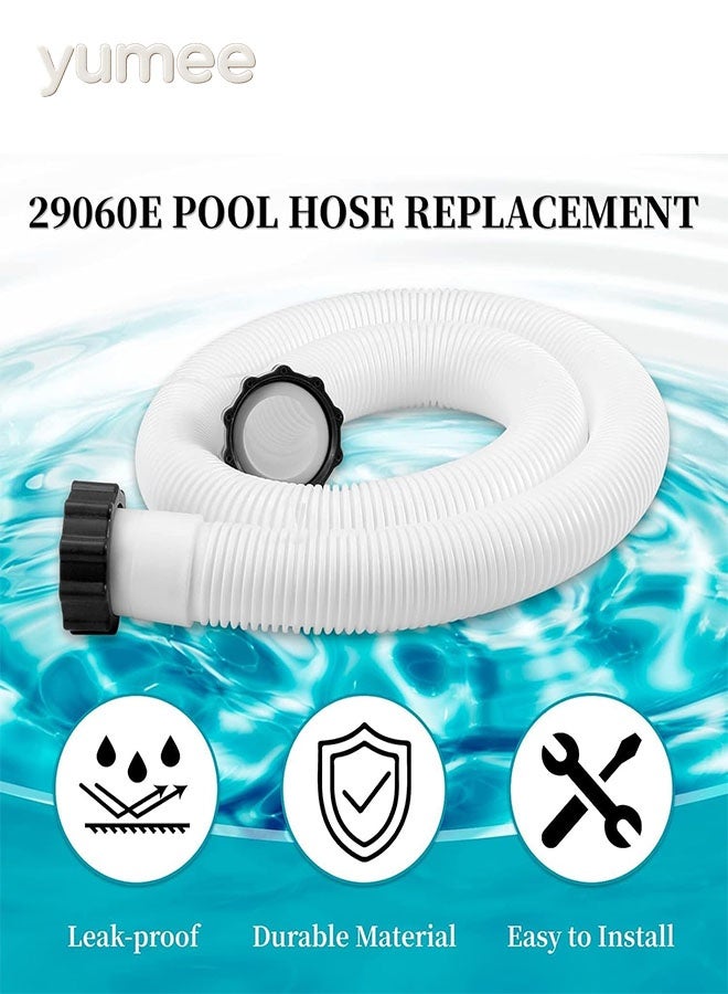 yumee Replacement Pool Hose 150cm/59 Inch, 3.8cm/1.5 Inch Diameter Compatible with Intex & Coleman Above Ground Pools Ideal for Pump Filter & Shower Use - Image 5