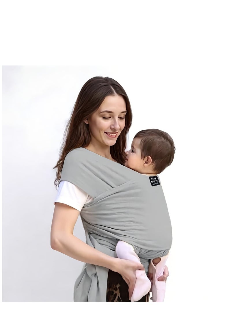 يوني بيبي حاملة أطفال راب حديثي الولادة متعددة الألوان (رمادي)