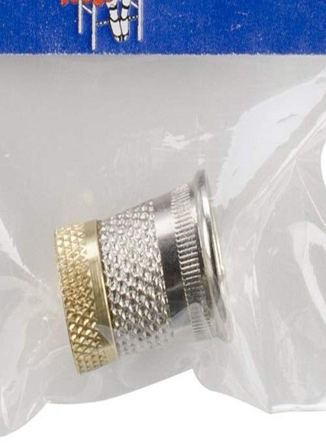 Colonial Needle Colonial Raised-Edge Thimble, Size 8 - Image 3