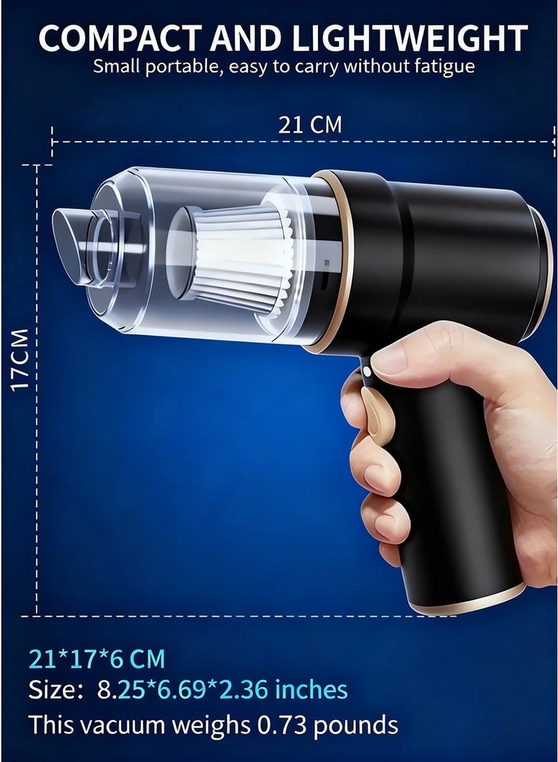Rechargeable Handheld Car Vacuum with Powerful Cyclonic Suction - Image 5