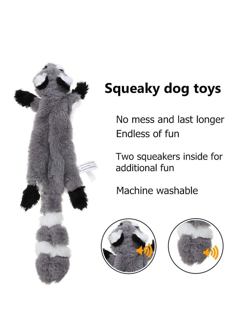 Zikra 2 Pack Dog Squeaky Toys 2 No Stuffing Toy and Two Plush with Stuffing for Small Medium Dog Pets - Image 2