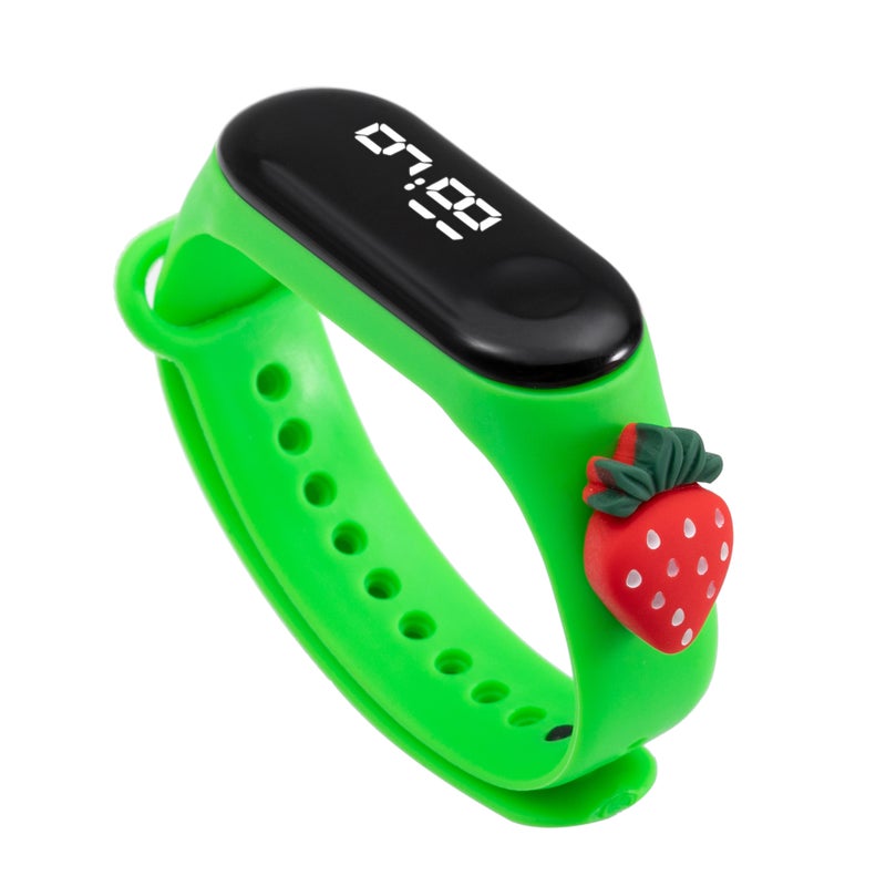 Selling Student Cute Cartoon Bracelet White Light Led Doll Electronic Watch Boys And Girls Swimming Waterproof Touch Watch - Image 1