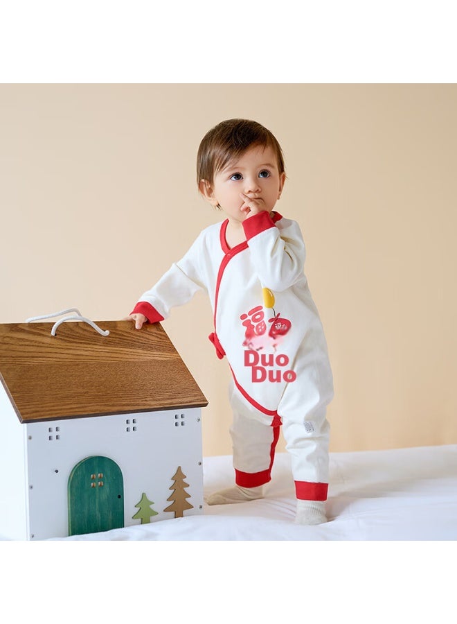 Babyprints Babyprints Baby Romper, Infant Pure Cotton, Autumn And Winter Onesie, Soft And Comfortable, Class A Hundred-day Clothing, Fugai 66  - Image 3