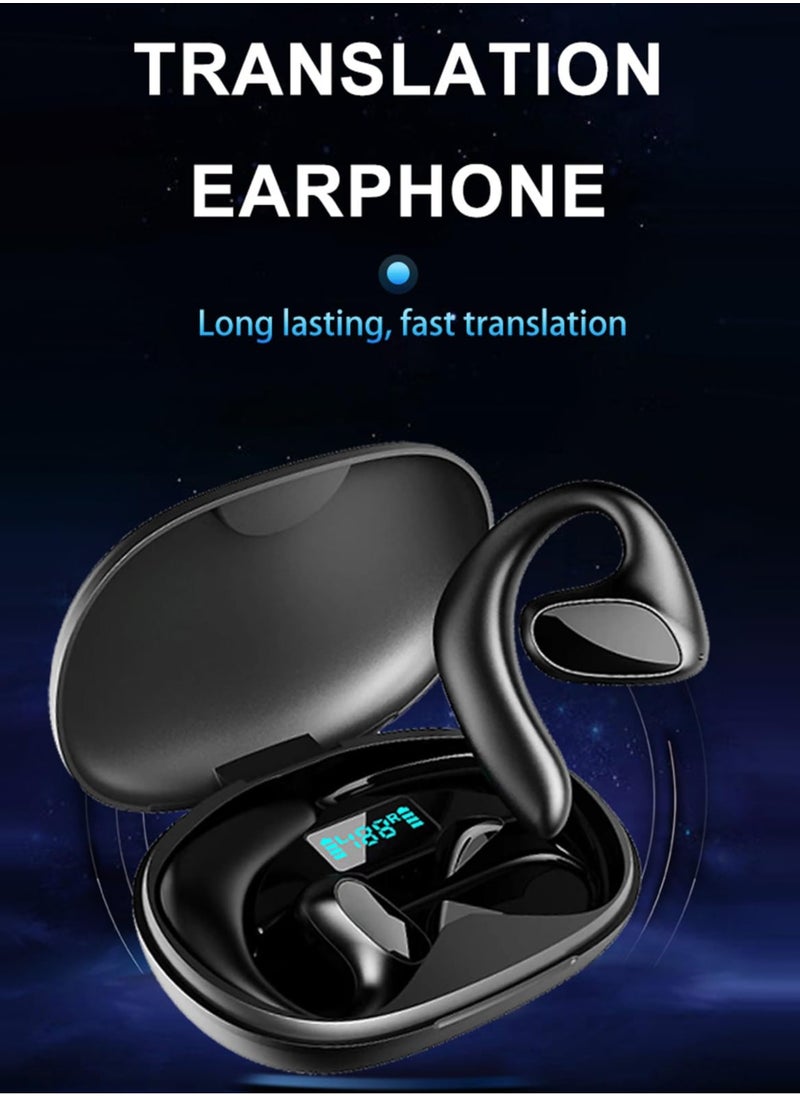 Generic Language Translator Earbuds Two Way Real-time Translation 144 Language with Bluetooth & APP Online Instant Voice Translation for Travel Business Learning  - Image 5