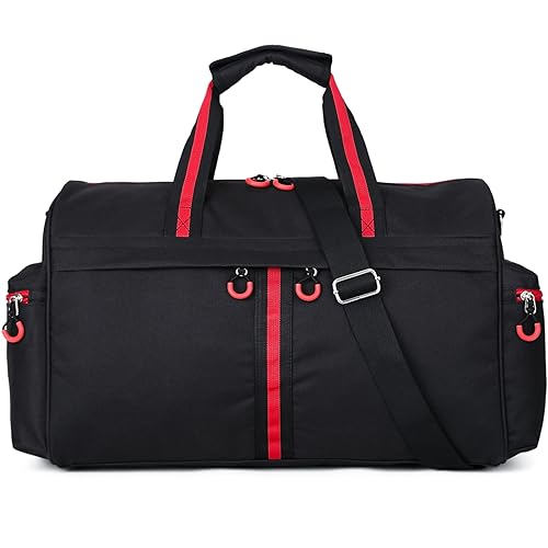 KUI WAN Gym Bag for Women and Men 35L Small Travel Bag for Sports Gyms and Weekend Getaway with Wet Clothes Compartments Mini Heavy Duty Duffel Bag - Image 1