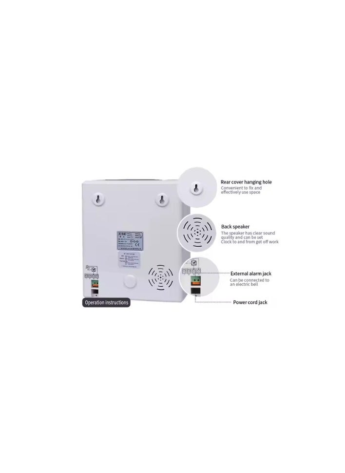 Kalon - S960P Attendance Time Recorder Automatic Card Punch Machine For for Office Factory, Warehouse,shop, punch card attendance machine - Image 1