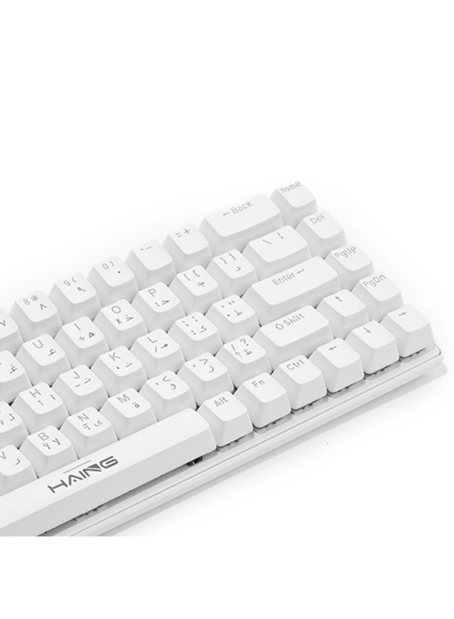 Haing Mechanical Gaming Keyboard Type-C Wired RGB 68 Key for Laptop PC Gamer - Image 4