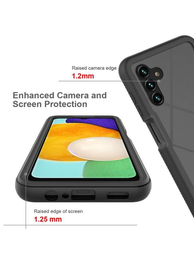 اس-توب جراب لهاتف Samsung Galaxy A13 5G/A04s Starry Sky بلون سادة مقاوم للصدمات من البولي كربونات + جراب هاتف واقٍ من مادة TPU - Image 5