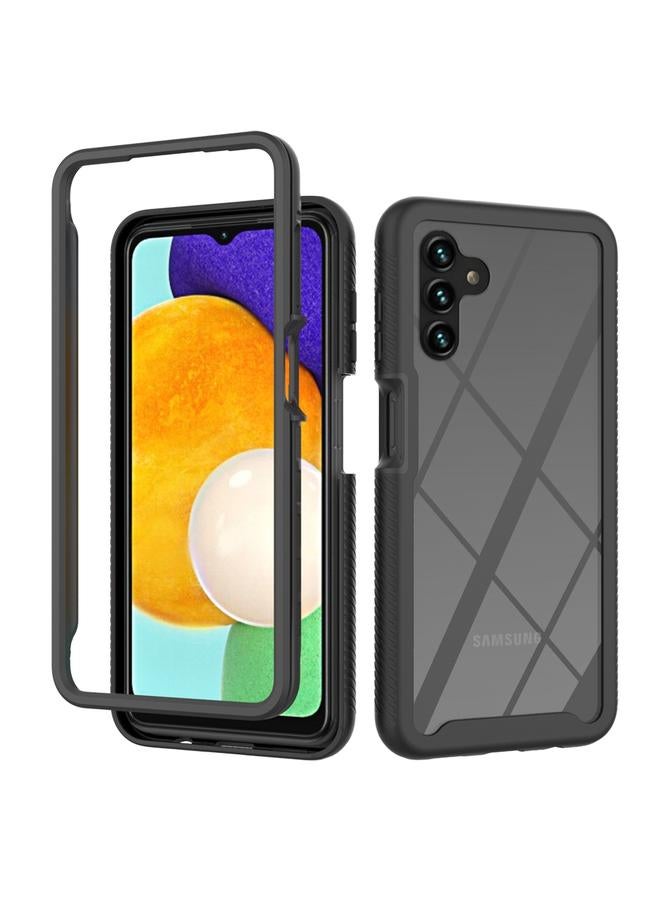 اس-توب جراب لهاتف Samsung Galaxy A13 5G/A04s Starry Sky بلون سادة مقاوم للصدمات من البولي كربونات + جراب هاتف واقٍ من مادة TPU - Image 1