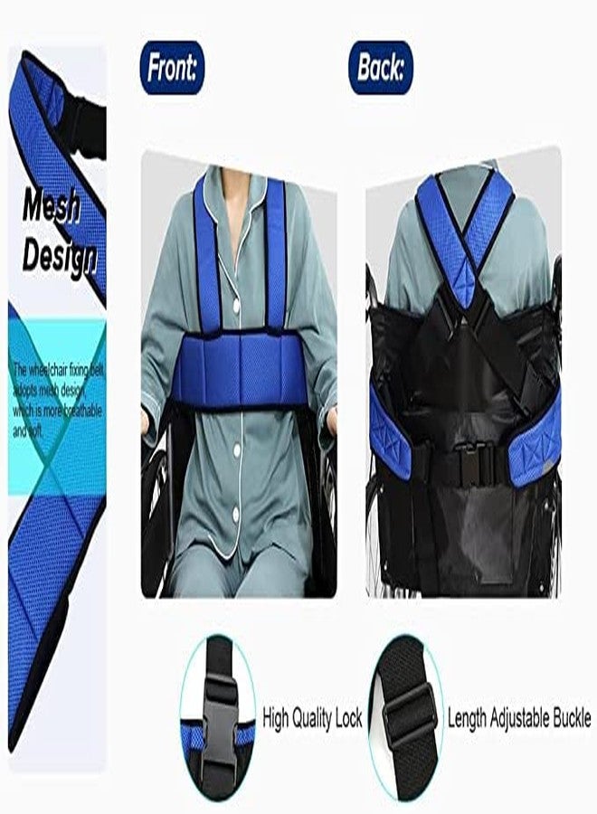 Kitwe Durable Breathable Wheelchair Restraint Strap Polyester Wheelchair Seat Belt for Elderly - Image 5