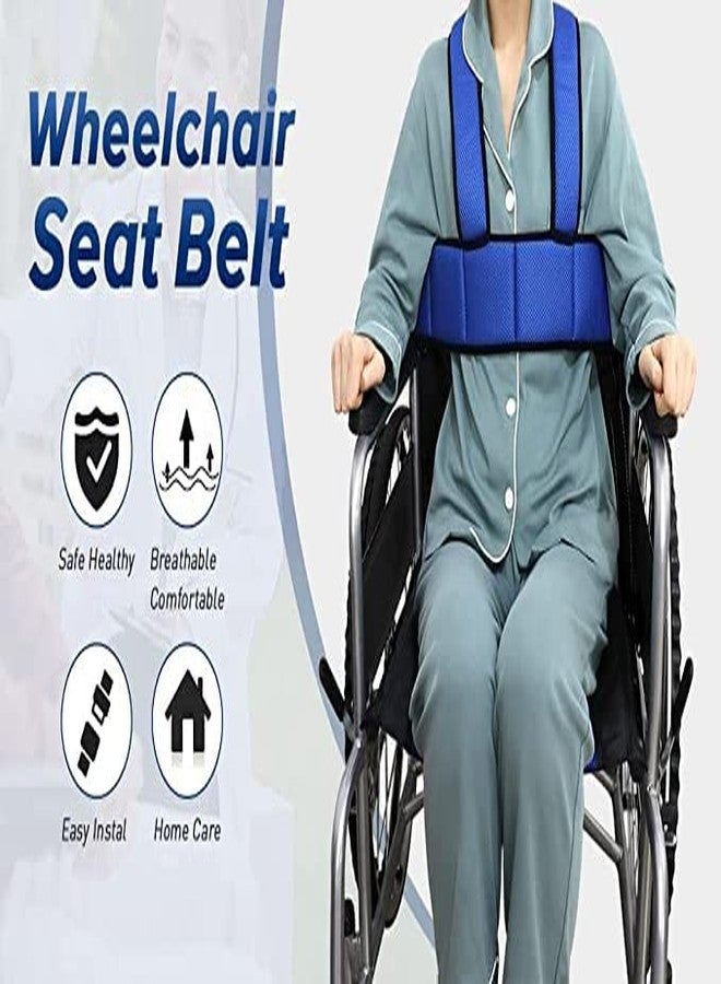 Kitwe Durable Breathable Wheelchair Restraint Strap Polyester Wheelchair Seat Belt for Elderly - Image 4