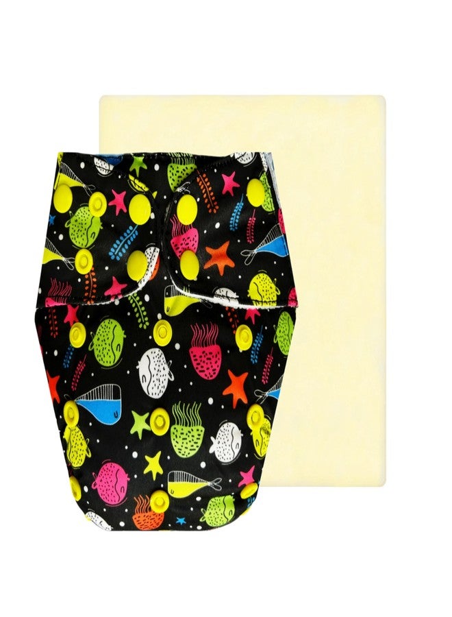 Dumbledo Elite Cloth Diaperwith Magical Soaker (Pack of 1) | Snug Fit | 6-Layer Absorbent Pad | Easy to Clean | Ideal for Toddlers | 3 Months - 3 Years | Unisex Baby - Image 1