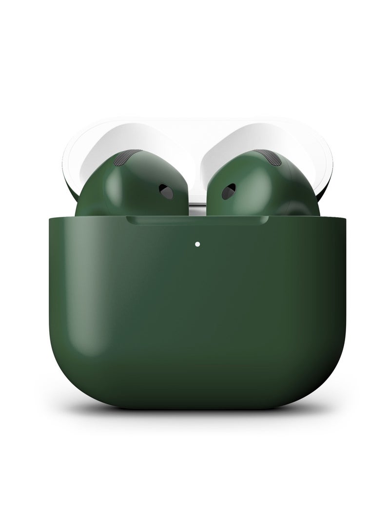 Craft MERLIN CRAFT CUSTOMIZED APPLE AIRPODS 4 GREEN MATTE - Image 1