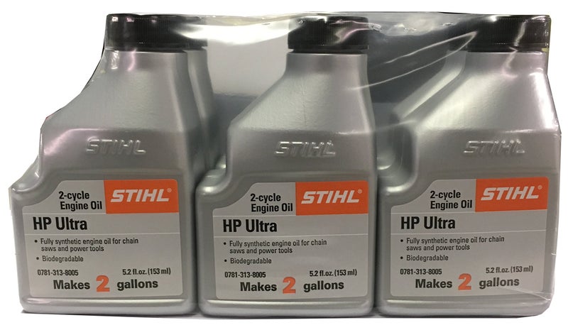 STIHL 0781 313 8007 5.2 Ounce High Performance Ultra 2 Cycle Engine Oil, 6 Pack