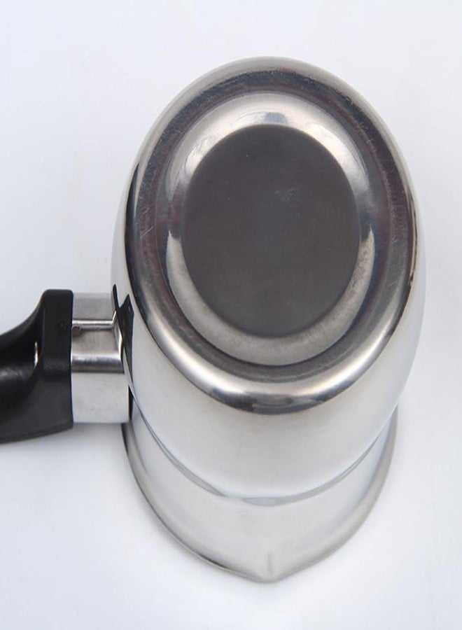 Hoement Milk Frothing Pitcher 22Oz Stainless Steel Espresso Steaming Jug with Ergonomic Handle for Latte Art Home Coffee Brewing and Milk Frothing Cylinder - Image 4