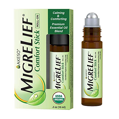 MigreLief MigreLief Comfort Stick Migraine and Headache Essential Oil RollOn Peppermint Lavender 10ml 