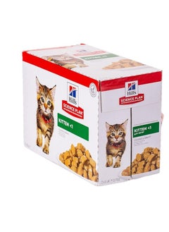Hill's Hills Science Plan Tender Chunks in Gravy Kitten with Chicken Wet Cat Food - 85g×12  - Image 2
