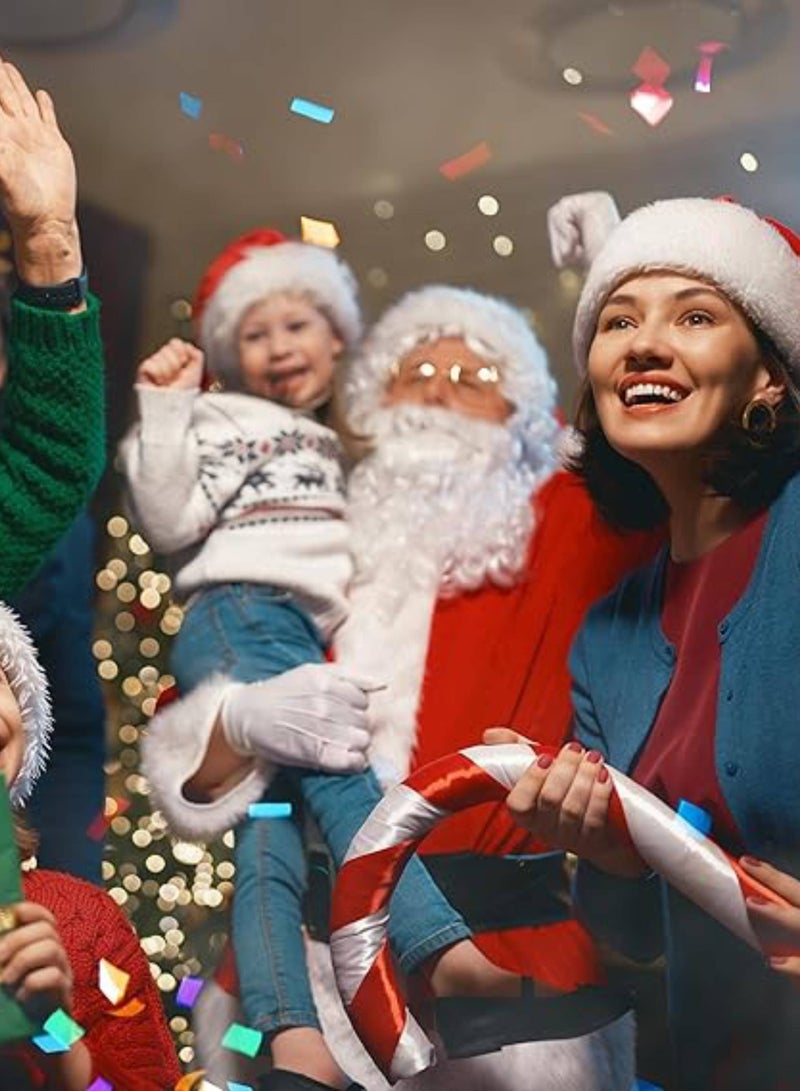 Festive Gallery Christmas Santa Hat for Kids Adults Red Velvet Xmas Holiday Hat Touch Soft and Comfortable Thickened Santa Hats for Christmas New Year Holiday Party Supplies - Image 4