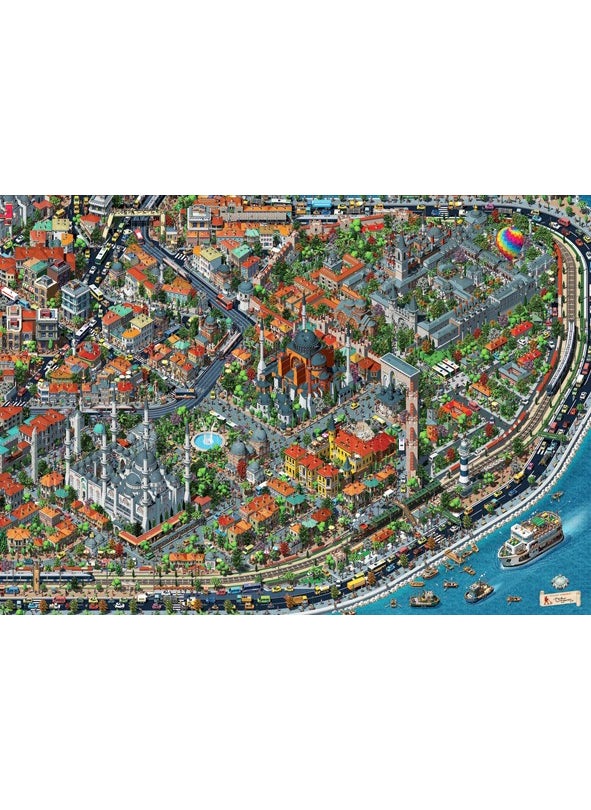 Anatolian - 3000 Piece Puzzle / Fractal Istanbul - Code 4913 - Image 1