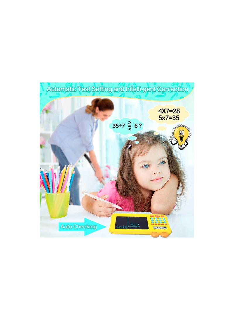 SYOSI Learning Educational Toys, Toddler Maths Games Gifts for 4 5 6 7 8 9 Year Old Boys and Girls Kids, Smart Children Numberblocks Training Machine & LCD Drawing Scribble Boards Montessori Toy(1 Pack) - Image 3
