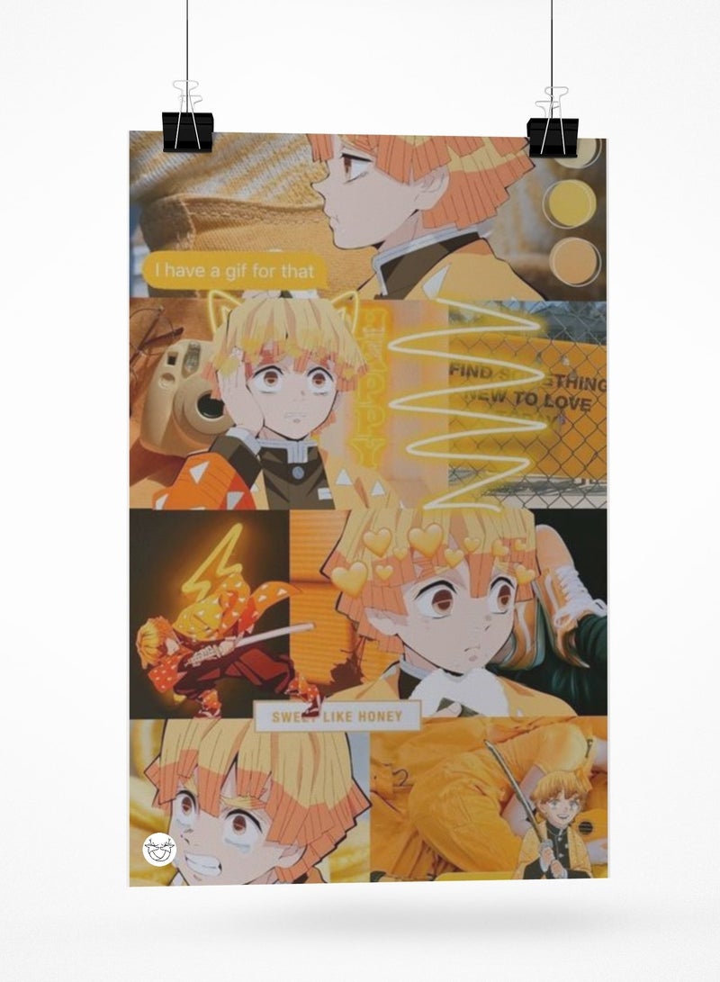 ريمان ديزاين بوستر بطباعة تصميم زينيتسو اجاتسوما