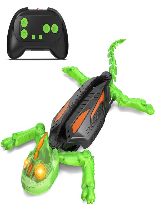 Innofans RC Wall Climbing Gecko with Glow-in-The-Dark, Remote Control Gecko Toy for Kids, Floor & Wall Crawling, Glowing Eyes, 360° Rotating, Upgrade Low Noise, Christmas Birthday Gifts for Boys & Girls - Image 1