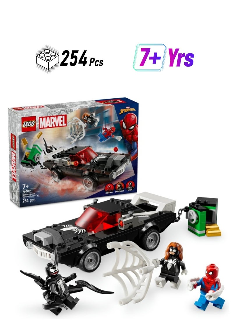 LEGO Super Heroes Spider-Man Vs. Venom Muscle Car 76309 (254) Pieces  - Image 1