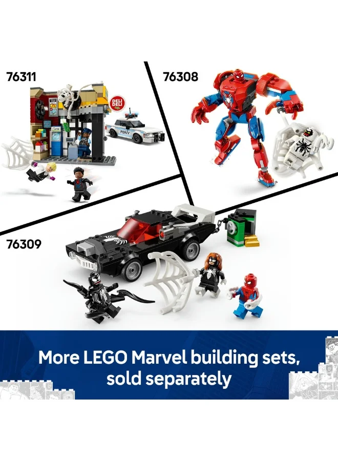 LEGO Marvel Super Heroes Spider-Man Vs. Venom Muscle Car 76309 (254) Pieces