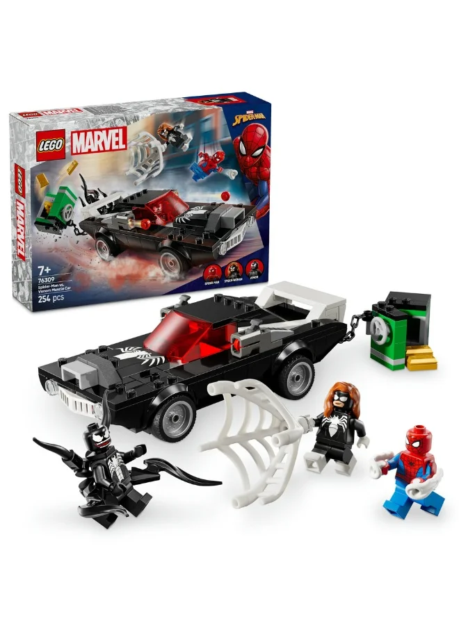ليغو مجموعة مركبة قابلة للبناء الرجل العنكبوت ضد سيارة عضلات فينوم من ليغو® Marvel‏ 76309