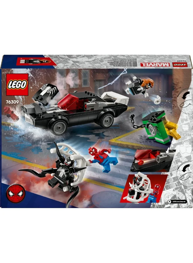 LEGO Marvel Super Heroes Spider-Man Vs. Venom Muscle Car 76309 (254) Pieces