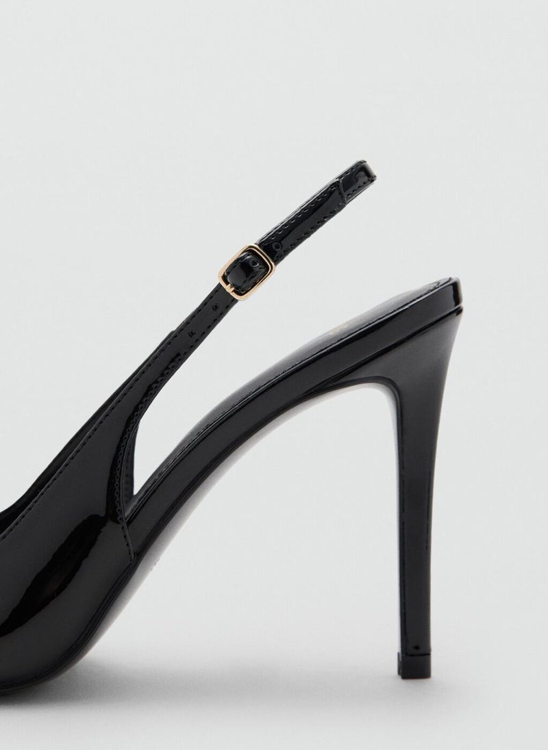 MANGO Patent heeled shoes - Image 3