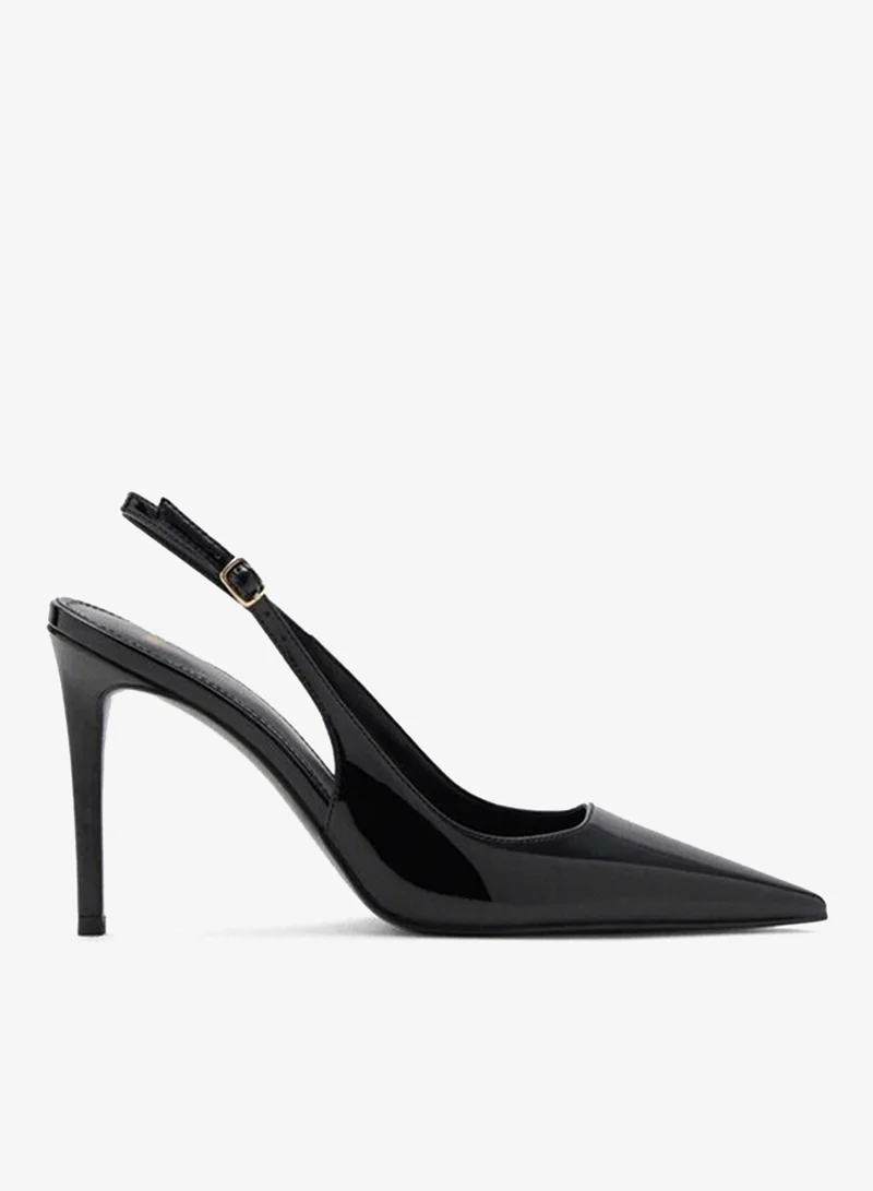 MANGO Patent heeled shoes