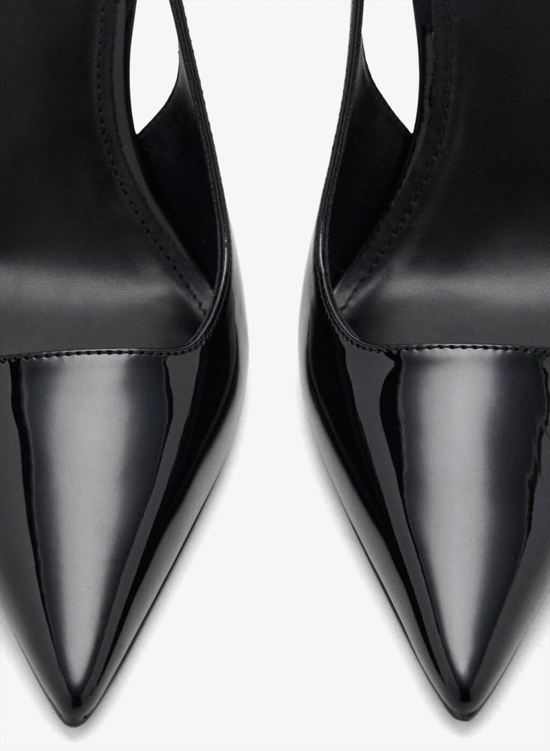 MANGO Patent heeled shoes - Image 4