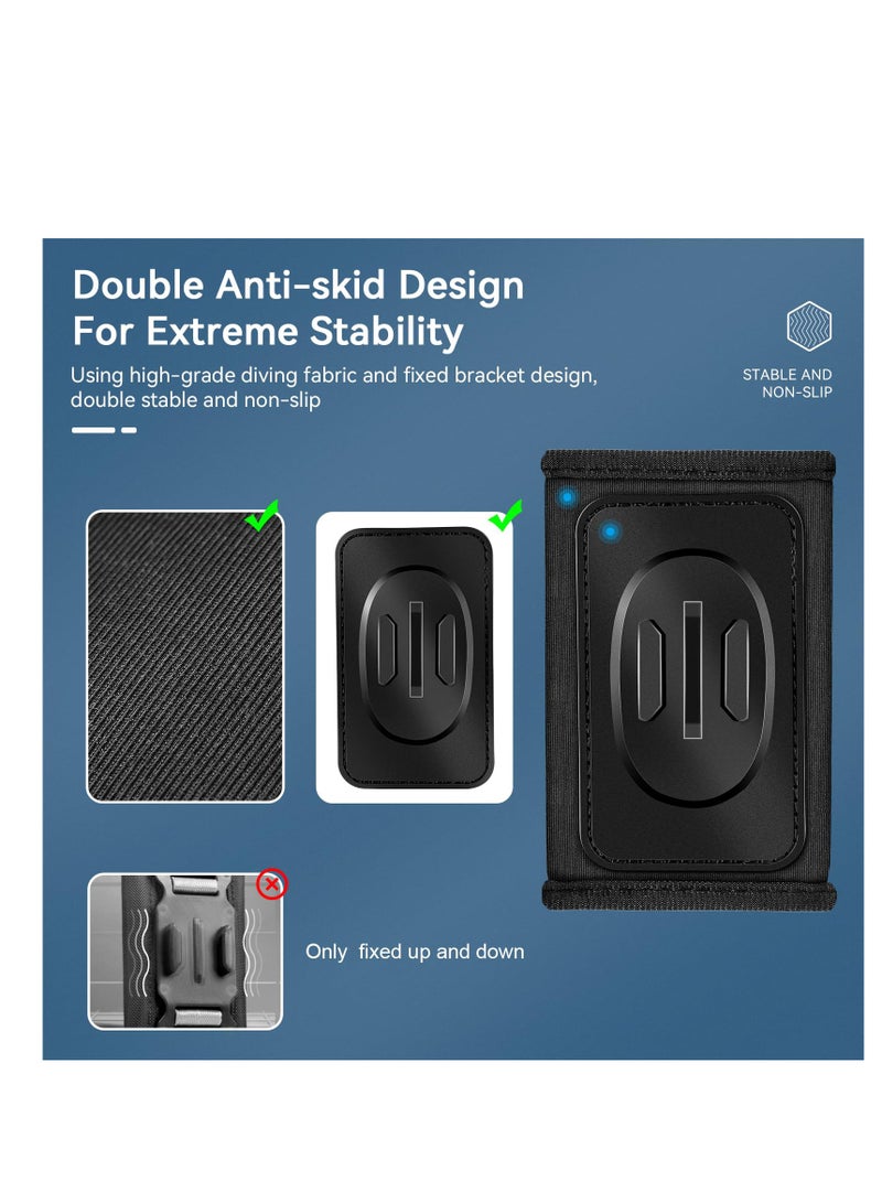 Backpack Mount Holder, Bag Clip Holder Attach w Quick Release Tripod Adapter Base for GoPro Max Go Pro Hero 12 11 10 9 8 7 Insta360 X3 GO3 DJI Action 3 4 Bike Motorcycle Camera Accessories - Image 5