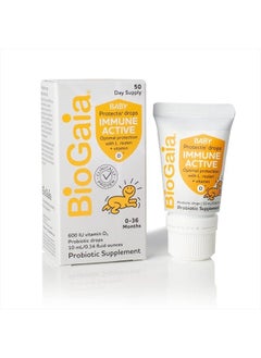 BioGaia Immune Active Probiotic + Vitamin D Drops for Infants & Toddlers | Promotes Healthy Immune & Digestive Systems | Baby Probiotic Drops & Toddler Probiotic | 50 Day Supply  - Image 1