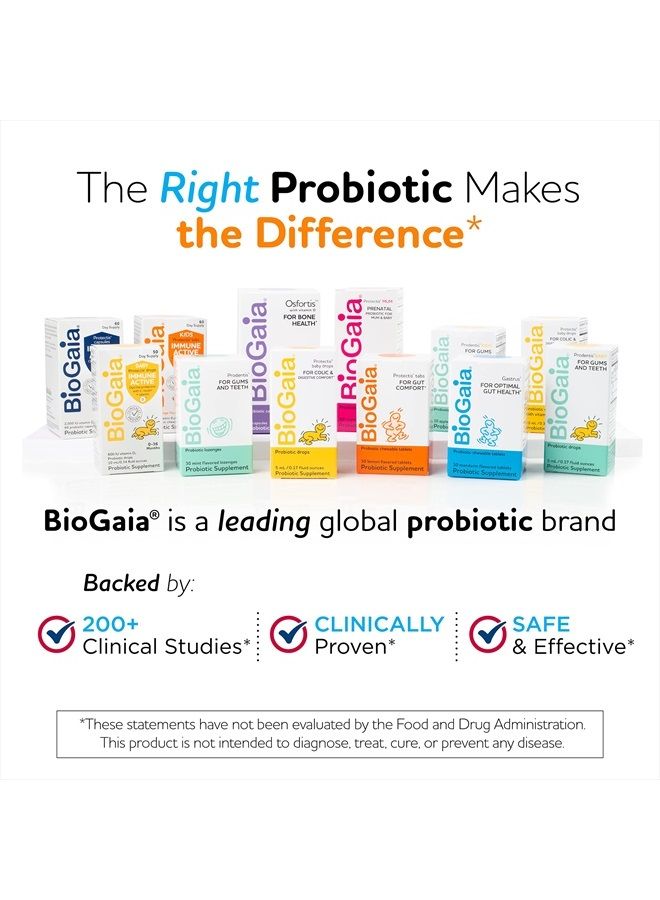 BioGaia Immune Active Probiotic + Vitamin D Drops for Infants & Toddlers | Promotes Healthy Immune & Digestive Systems | Baby Probiotic Drops & Toddler Probiotic | 50 Day Supply - Image 3