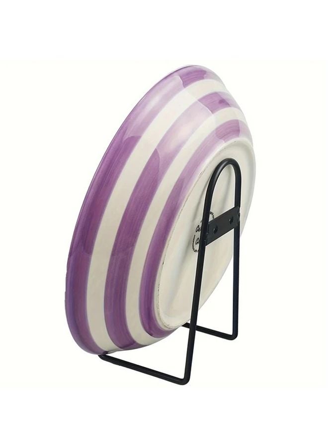 1pc Metal Wall Mounted Display Stand For Art Ceramics Plates Home Decor Essential - Image 3