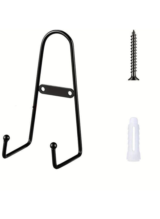 1pc Metal Wall Mounted Display Stand For Art Ceramics Plates Home Decor Essential - Image 2