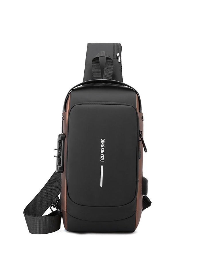 amazing.EGP Waterproof Anti Theft Designer Unisex Travel Crossbody Sling Bag Chest Pack with USB charging single shoulder crossbody bag  - Image 2
