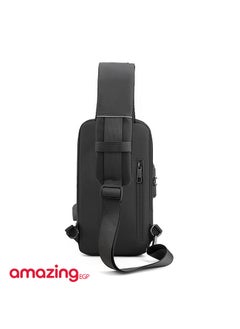 amazing.EGP Waterproof Anti Theft Designer Unisex Travel Crossbody Sling Bag Chest Pack with USB charging single shoulder crossbody bag  - Image 4