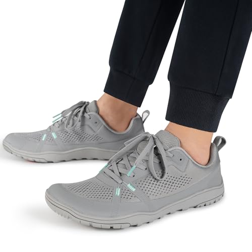 Pulltop Barefoot Trail Running Shoes for Men - Wide Toe Box | Zero Drop Sole | Minimalist Cross-Training Shoes Medium Grey Size 10 - Image 5