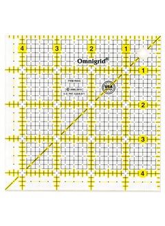 Omnigrid Omnigrid X 4-1 2  Square Sewing Quilting Rulers  4-   X 4-    Clear  - Image 1