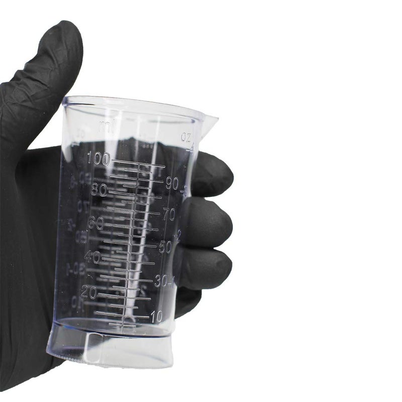 بورماكس كوب قياس بورماكس سوفت أند ستايل HC-SNSMEAS لصالونات التجميل، شفاف ملون، 4 أونصة - Image 2