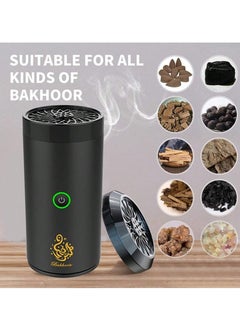 Juud Juud Portable Electronic Incense Burner With USB Rechargeable Arabian Bakhoor Burner for Home Car and Personal Use-Multipurpose Aroma Diffuser-Fragrance Aromatherapy Ideal for Muslim Ramadan & Daily Use  - Image 2